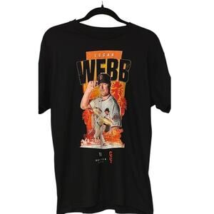 San Francisco Giants Logan Webb Black Short Sleeve Tee-NWOT‎